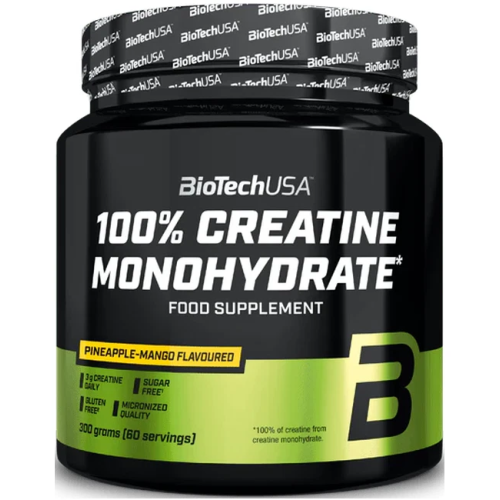 BioTech USA 100% Creatine Monohydrate, flavored, 300 Grams